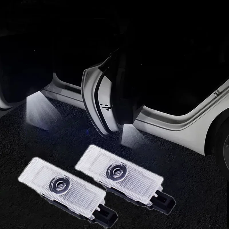 2 قطعة LED باب السيارة شعار أضواء العارض الليزر شبح الظل مصابيح ل ألفا روميو 159 جوليا جوليتا ميتو ستيلفيو بريرا العنكبوت