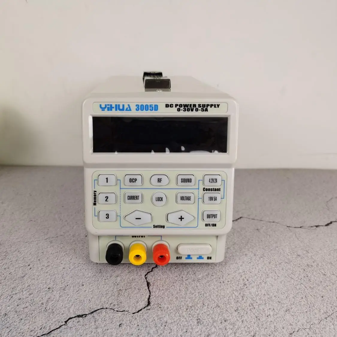 Imagem -03 - Yihua 150w 3005d 5a 30v dc Fonte de Alimentação de Laboratório Ajustável Fonte de Alimentação Digital Programa-controlada Fonte de Alimentação de Comutação