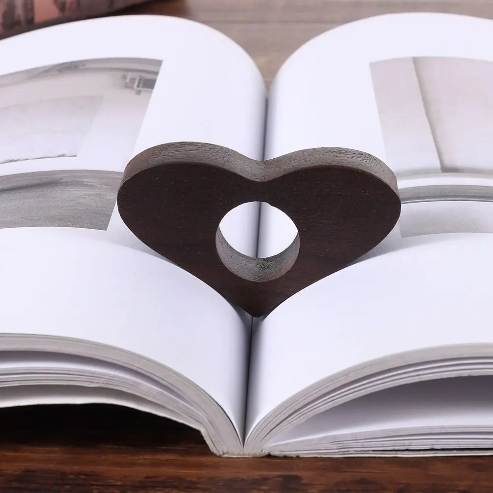 One Hand Reading Bookmarks Page Turning Fixed Wooden Thumb Bookmark Fast Reading Aids Tools Book Page Holder Book Lovers
