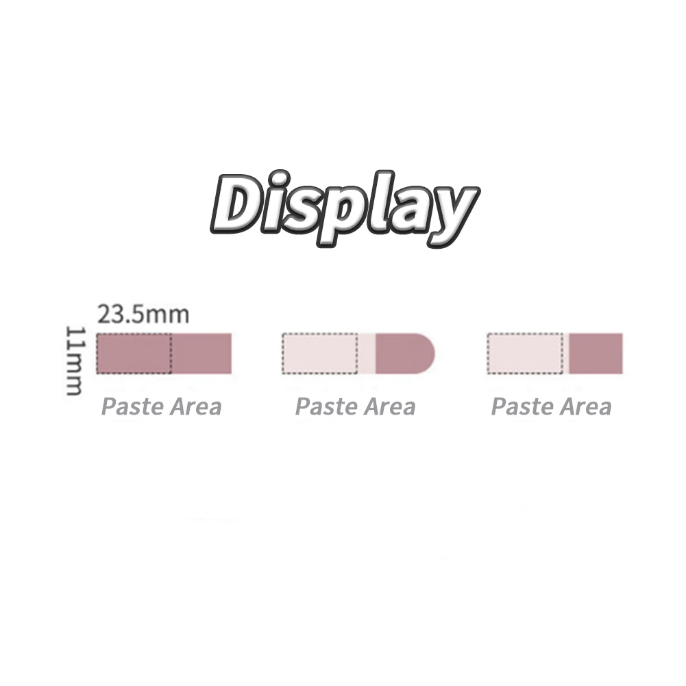 PET 투명 플래그 탭 페이지 마커, 재배치 가능한 페이지 탭 스트립, 컬러 인덱스 탭, 소형 스티커, 200 개
