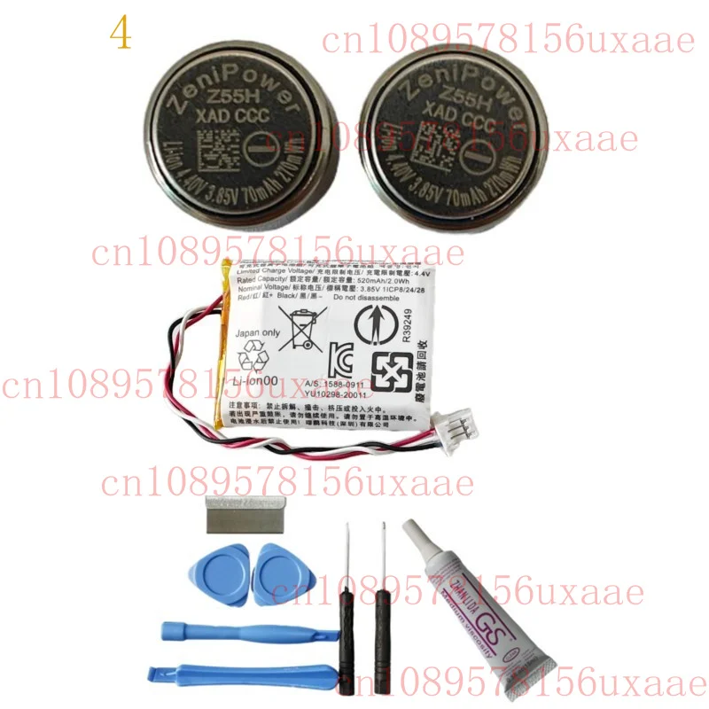 

2pcs ZeniPower Z55H 3.85V + Case battery for Sony WF-1000XM4 YY2948 Headset XMSJ