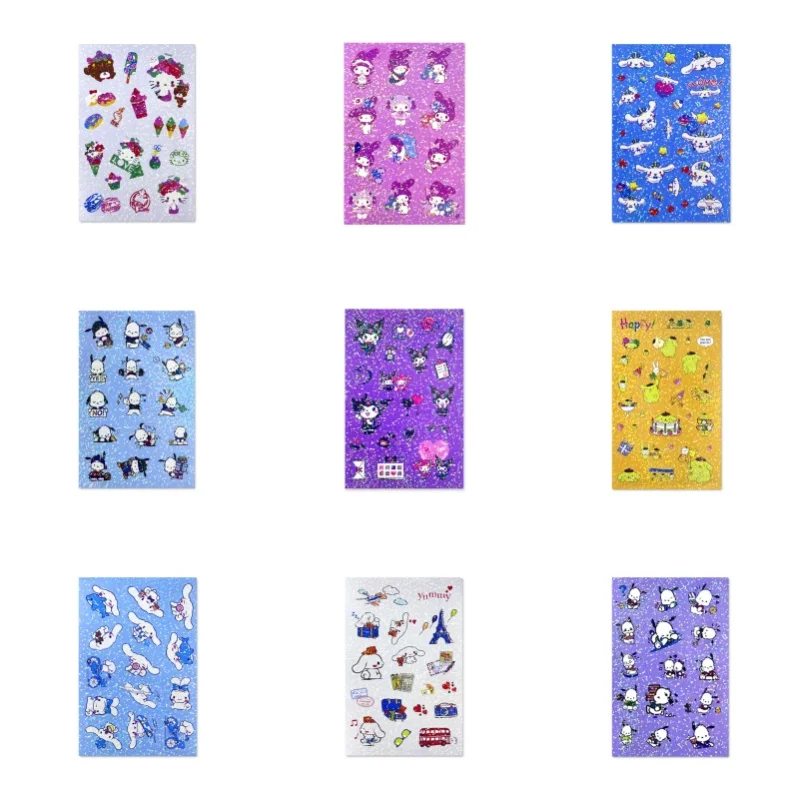 

Cute Hello Kitty Sticker Toys Cartoon Anime Kawaii Home Decor Desktop Decor Stationery Supplies Student Girls Gift Wholesale