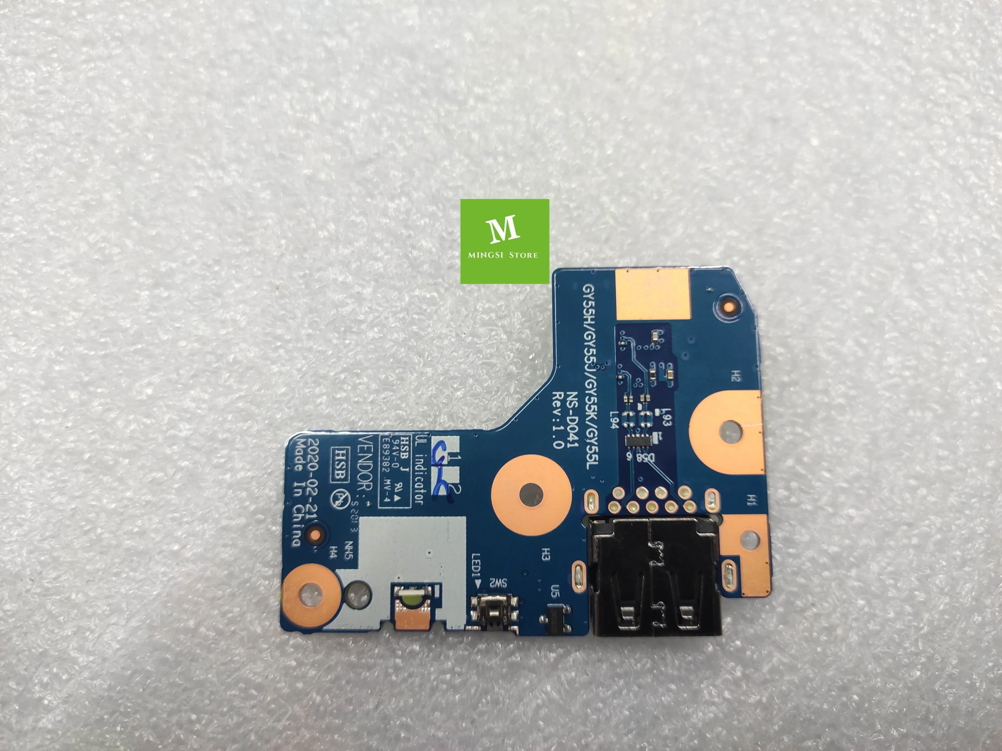 

ДЛЯ LENOVO Y7000 R7000 5P15IMH USB плата кнопки питания с кабелем NS-D041 5C50S25075 5C10S30073
