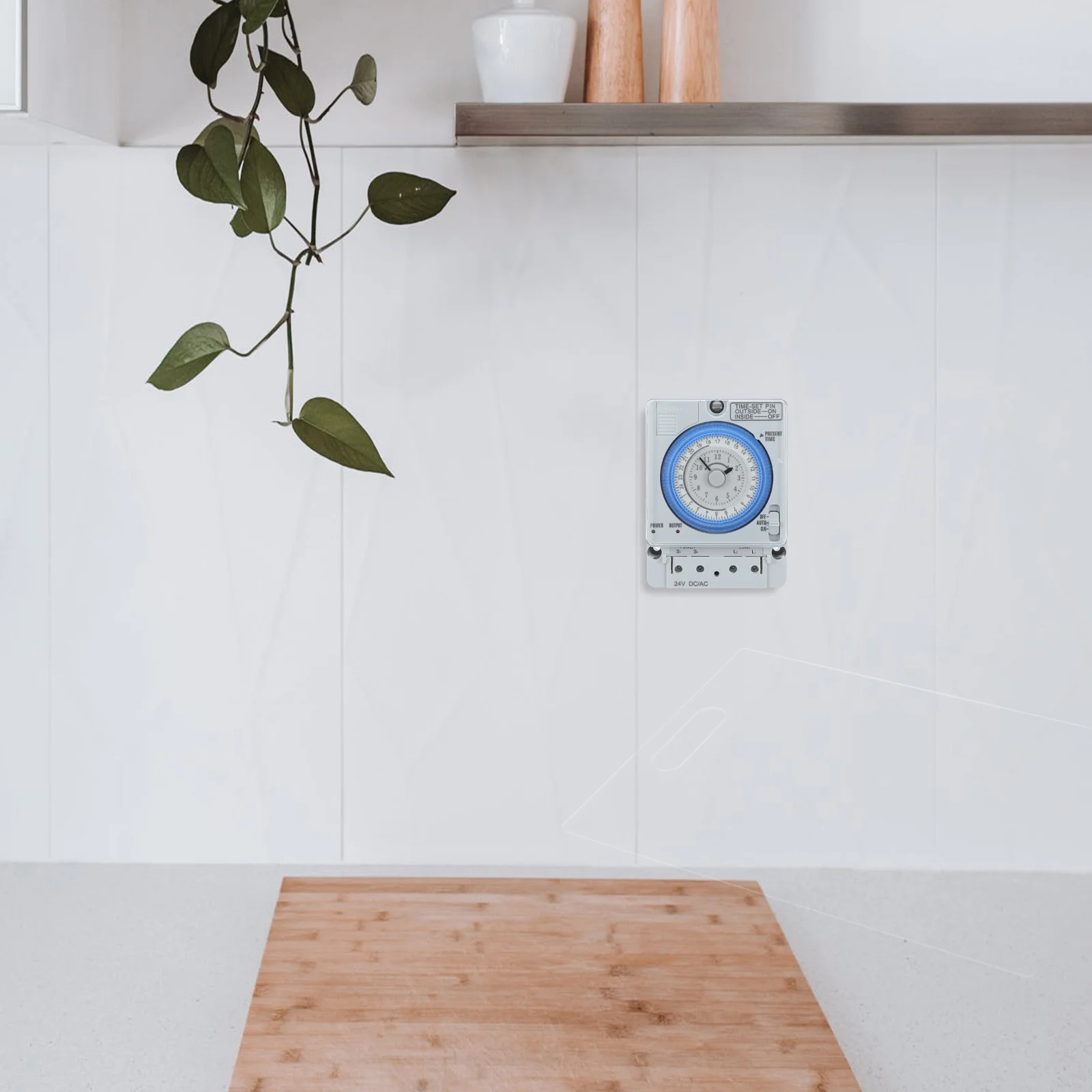 

Mechanical Kitchen Timer Portable Precision Time Control For Baking Cooking Eggs Cakes Home Use White 24Vac/Dc