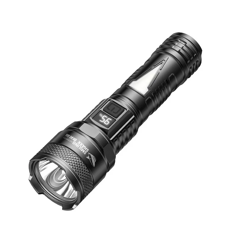 Portable Multi function Flashlight COB Large Floodlight Side Light for Outdoor Carry Daily Cycling Night Walking Protective Use