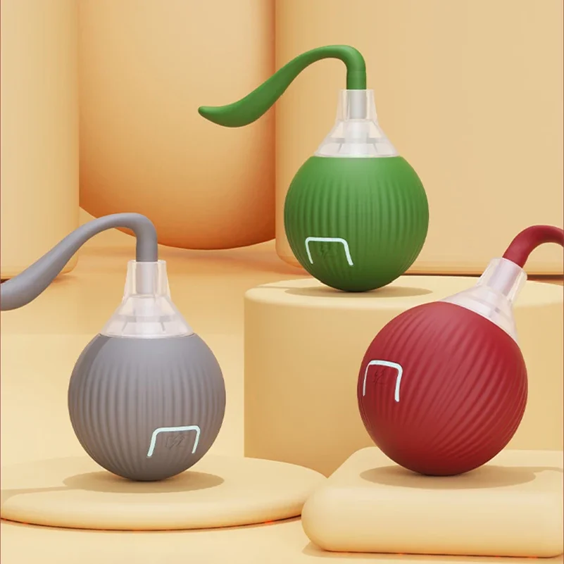 Interactive Cat Toys Ball Auto Electric Rolling Ball Toys For Cats/kitty Pets Smart Automatic Teaser Usb Rechargeable