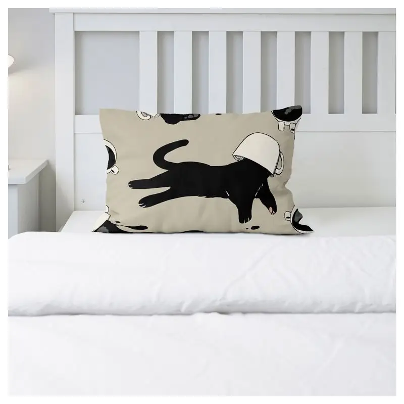 CUTE CAT Pillows Case Decor Home Cool Pet cuscini per letto matrimoniale Cover cuscini decorativi per eleganti federe per divano letto 30x50