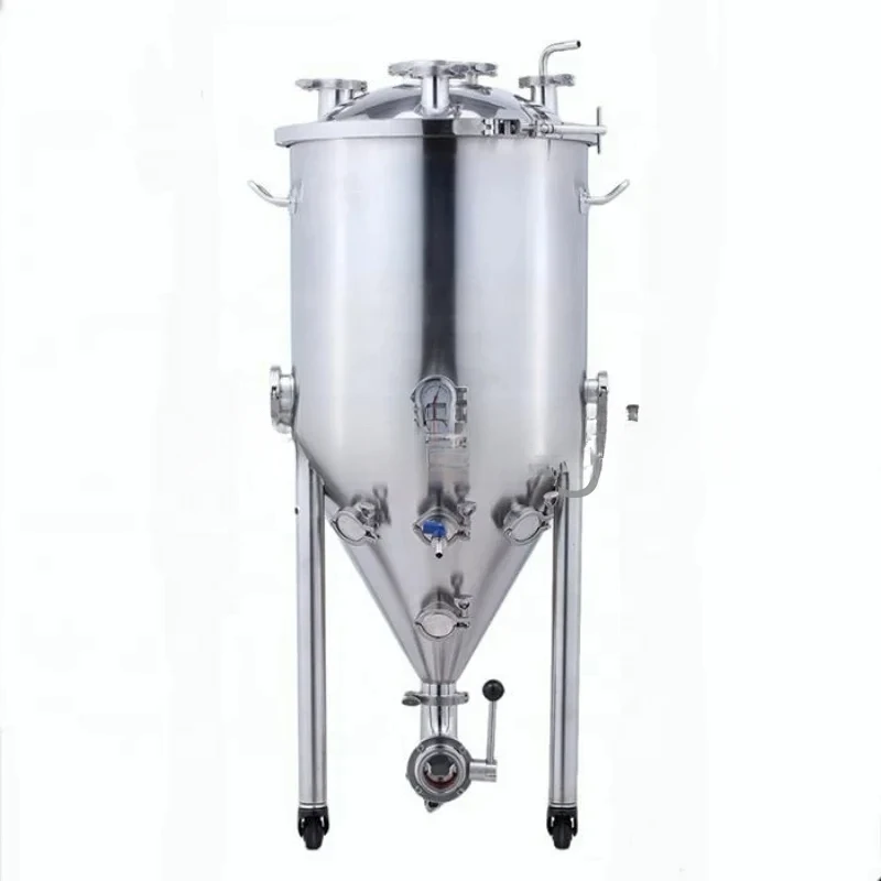 Conical 30L 55L 75L Pressurized Fermenter / Beer Brewing Equipments / Stainless Steel Fermentation Tank/304 SS