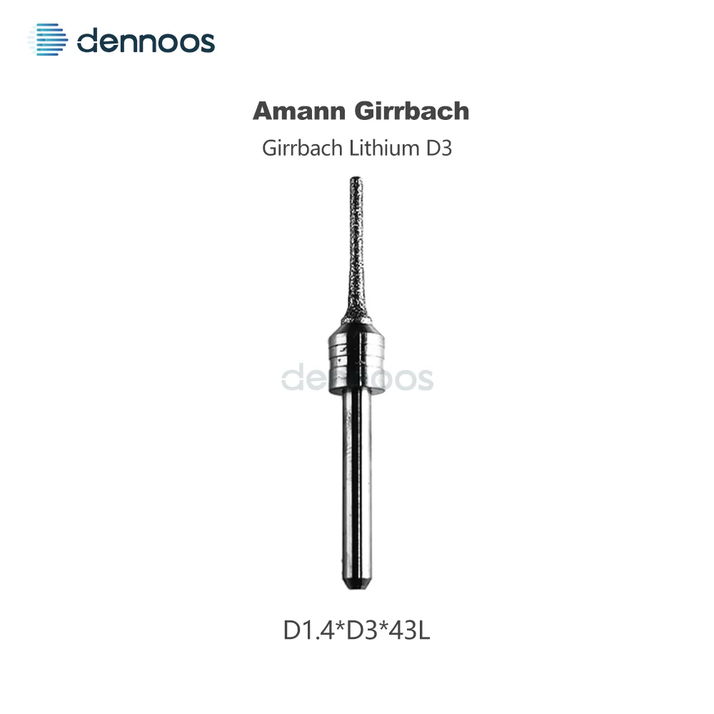 Amann Girrbach Dentalfräser D3 Schaft 47mm Länge für PMMA/Lithiumdisilikat/Metall Dental-Labor Fräswerkzeug Fresa – Detail 10