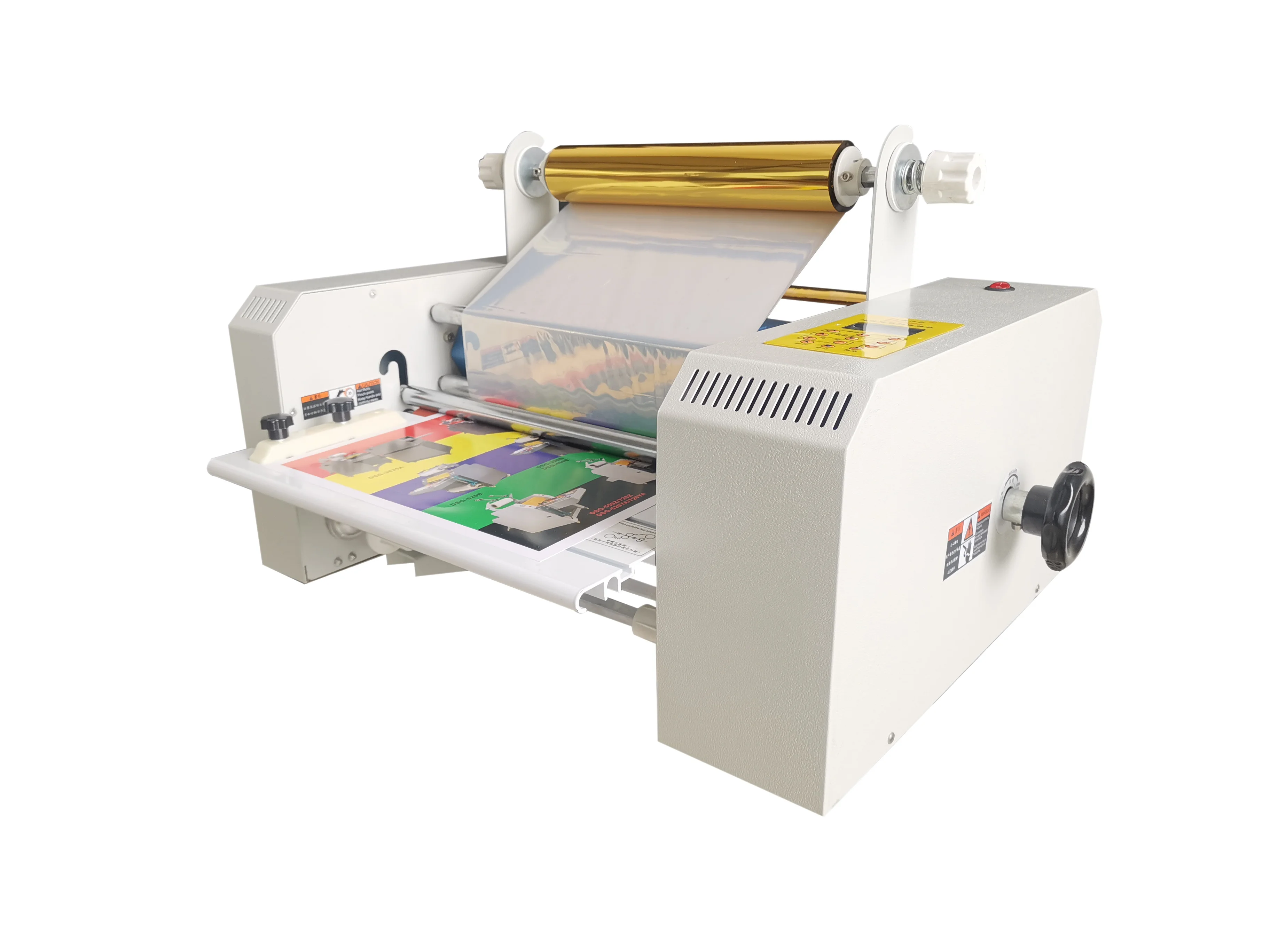 GF-360 3 in 1 Foil Stamping Laminating 340mm Foil Pouch Laminators Multi-Functional Machine with Independent Tem Control