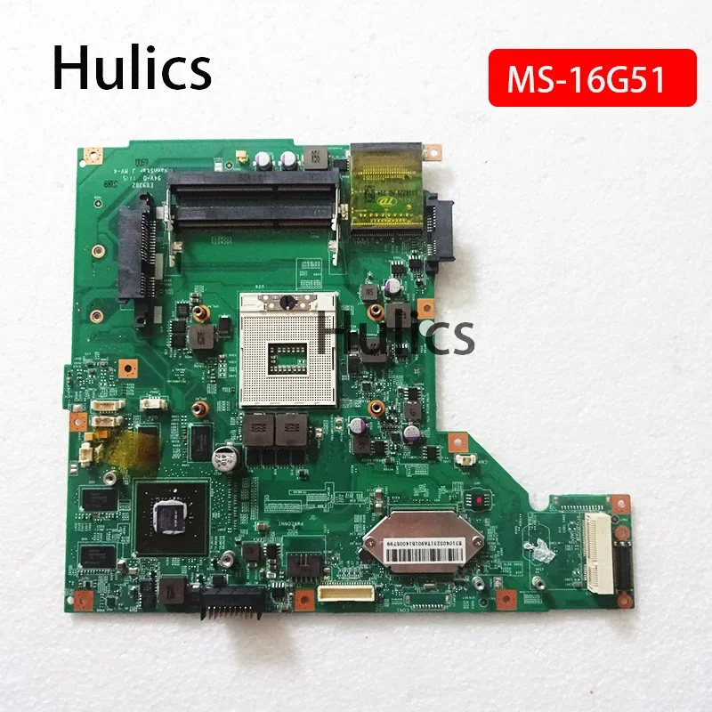 Hulics Used For MSI GE650 CX650 LAPTOP Motherboard MS-16G51 MS-16G5 VER 1.0 Mainboard N12P-GS-A1 Main Board