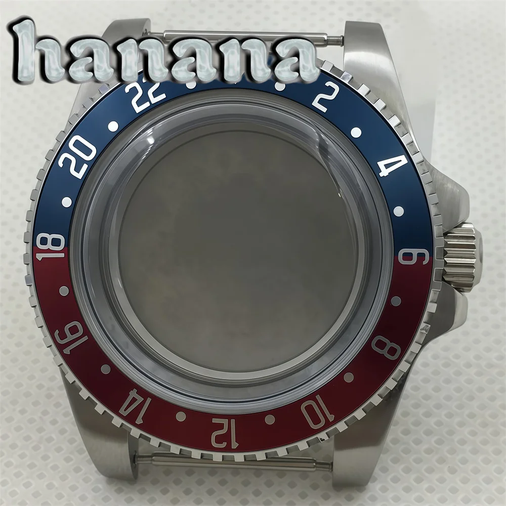 40mm Arched Shape Coated Glass Case Suitable for NH34 NH35 NH36 NH38 ETA 2824 PT5000 Movement Case Material Is Stainless Steel