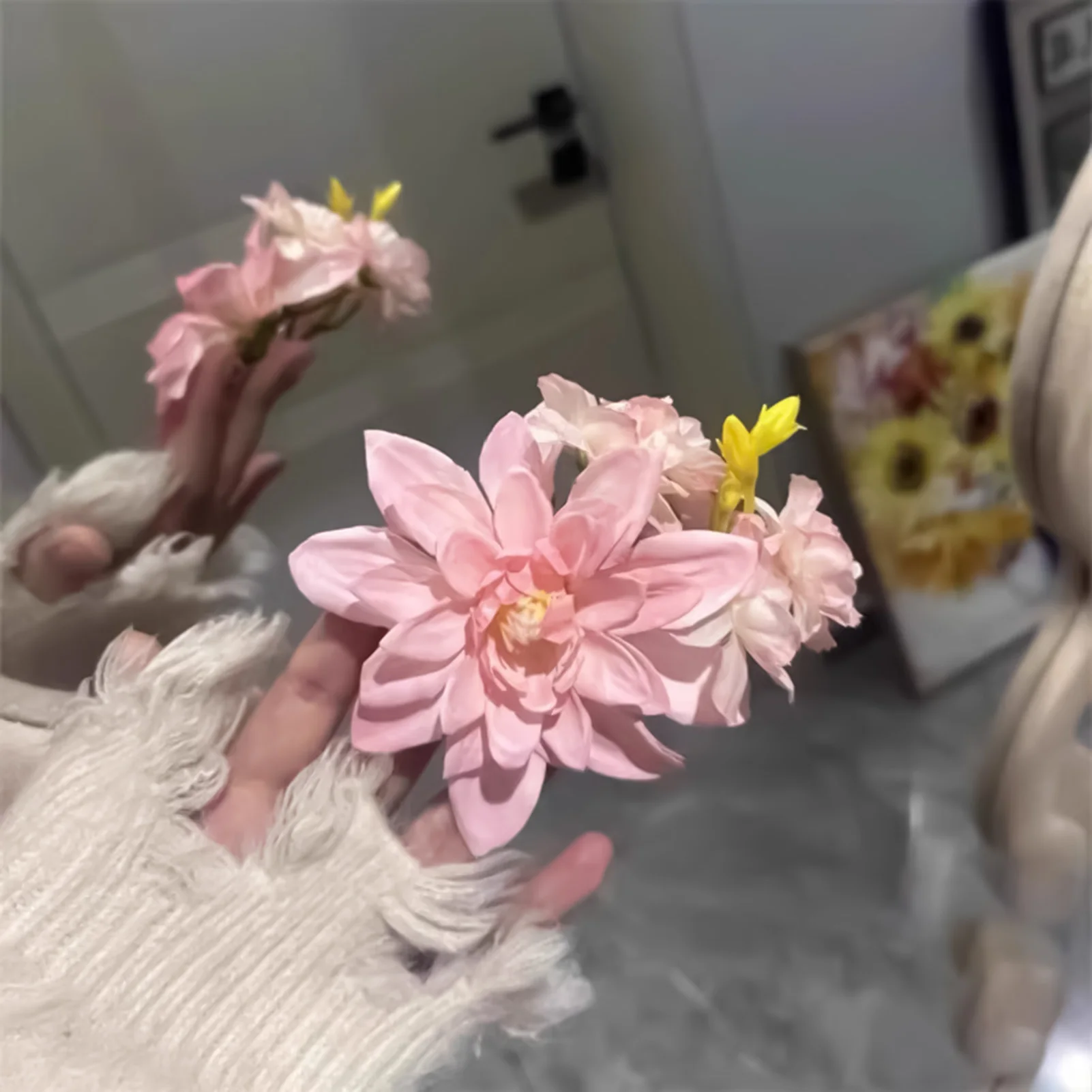 

Новая заколка для волос в китайском стиле для женщин, заколка для волос ручной работы с несколькими лепестками лотоса, элегантная изысканная заколка для волос для девочек, аксессуар для волос ханьфу