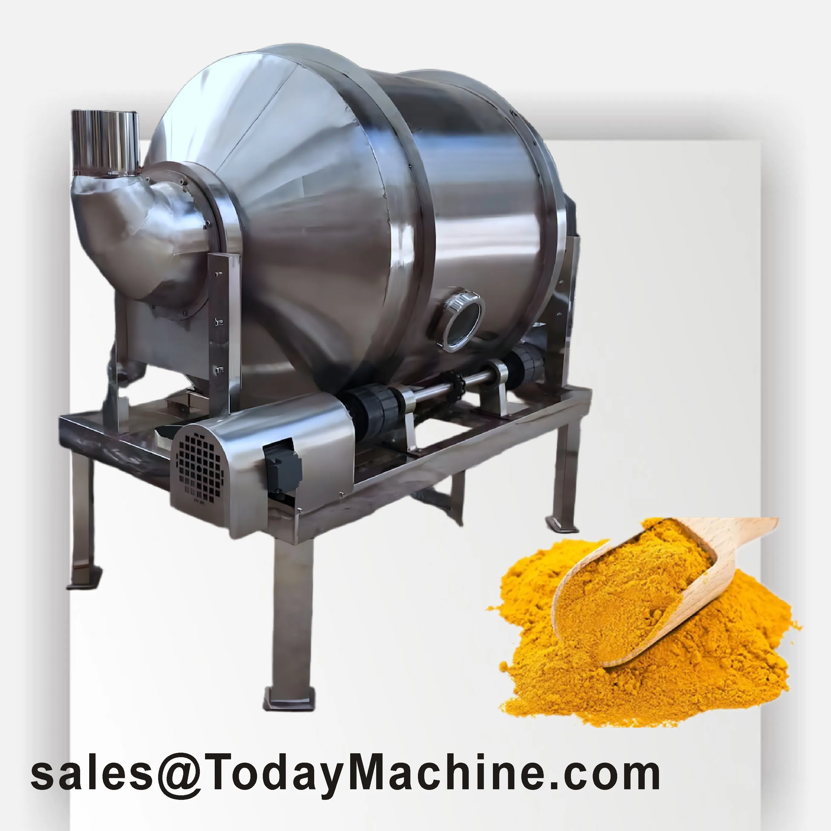 Three-dimensional Rotational Motion 50L Animal Feed Food Vitamins Disperser Powder Mixing Equipment