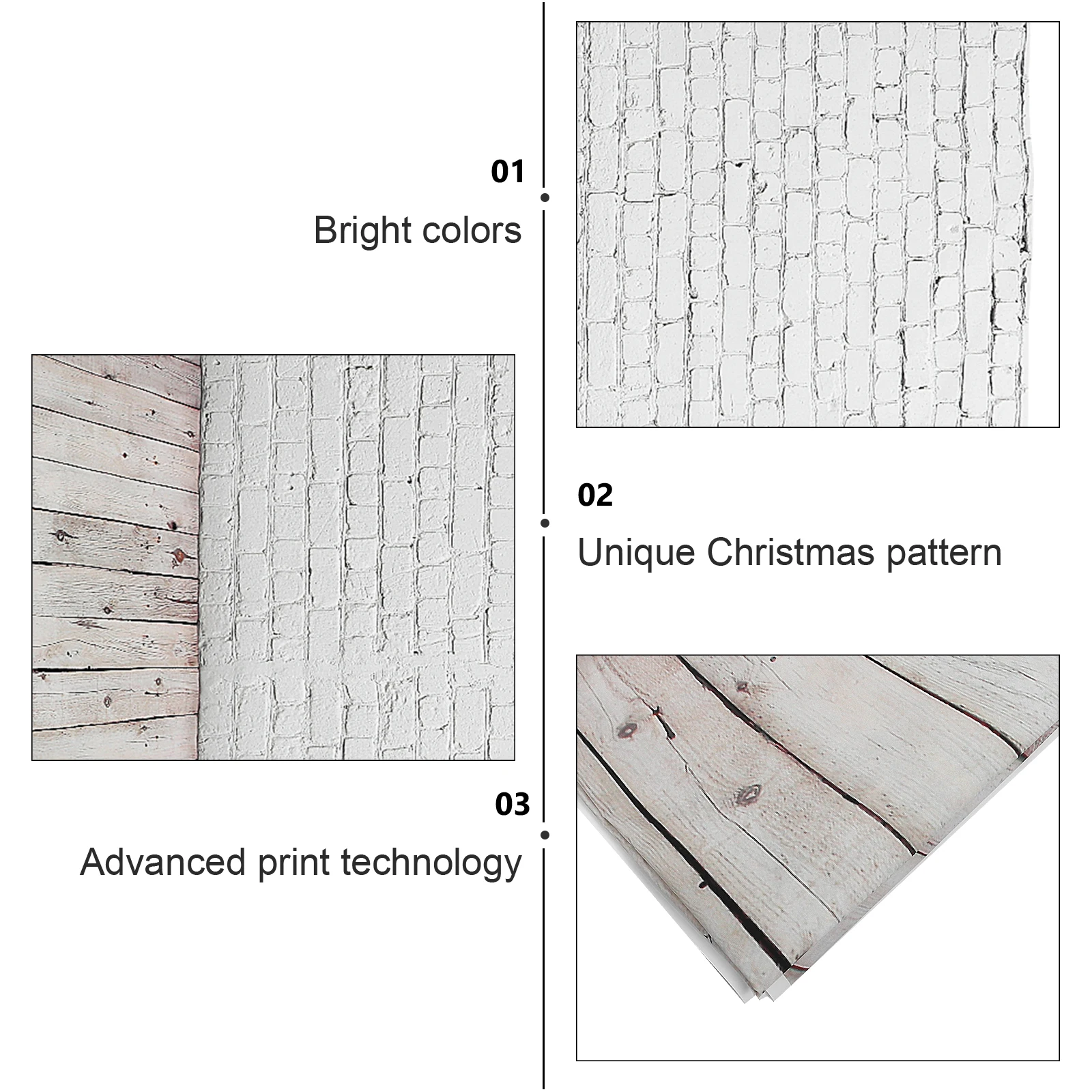 

Brick Pattern Photography Backdrop Tapestry Cloth Wall Hanging Decorative Background For Studio Party Home Video Durable