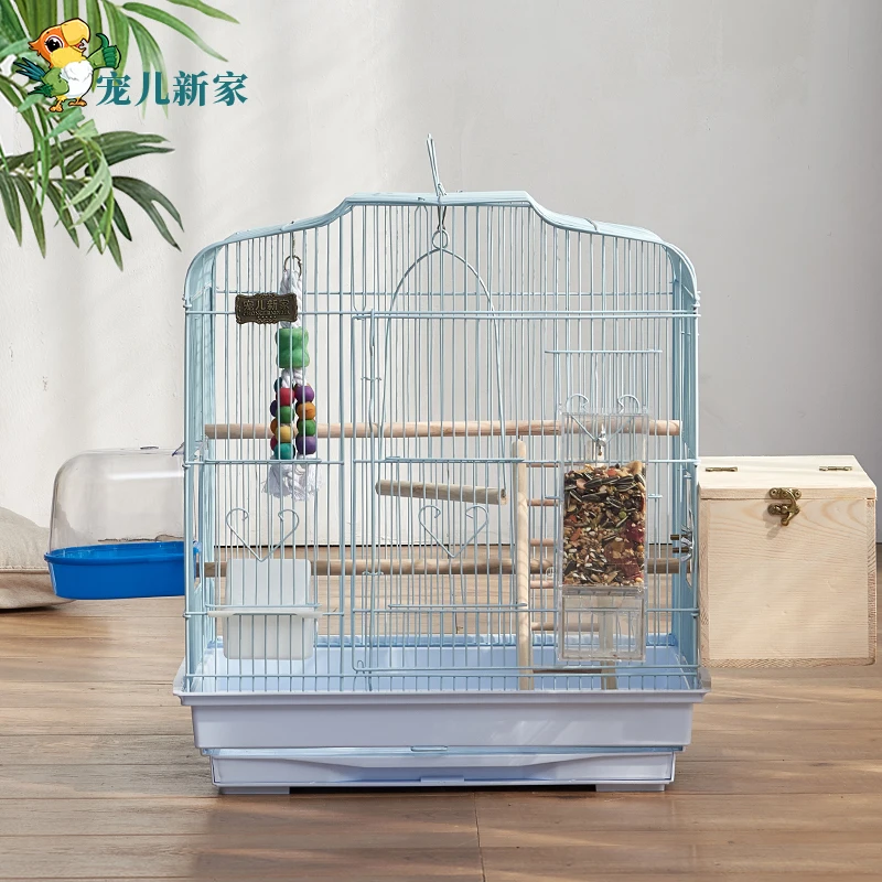 Dedicated For Budgie Myna Cockatiel Lovebird Parrot Birdcage Luxury Breeding Cage Villa Style Extra Large Size Home Use
