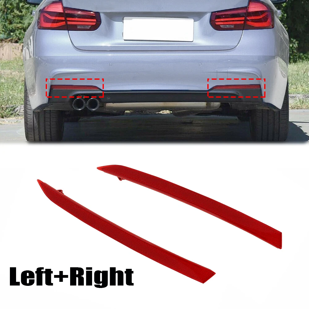 

2Pcs Rear Bumper Reflector Lamp For BMW 3-Series F30 F31 M Sport 2012-2017 63147847165 63147847166 Touring With M Sport Bumper