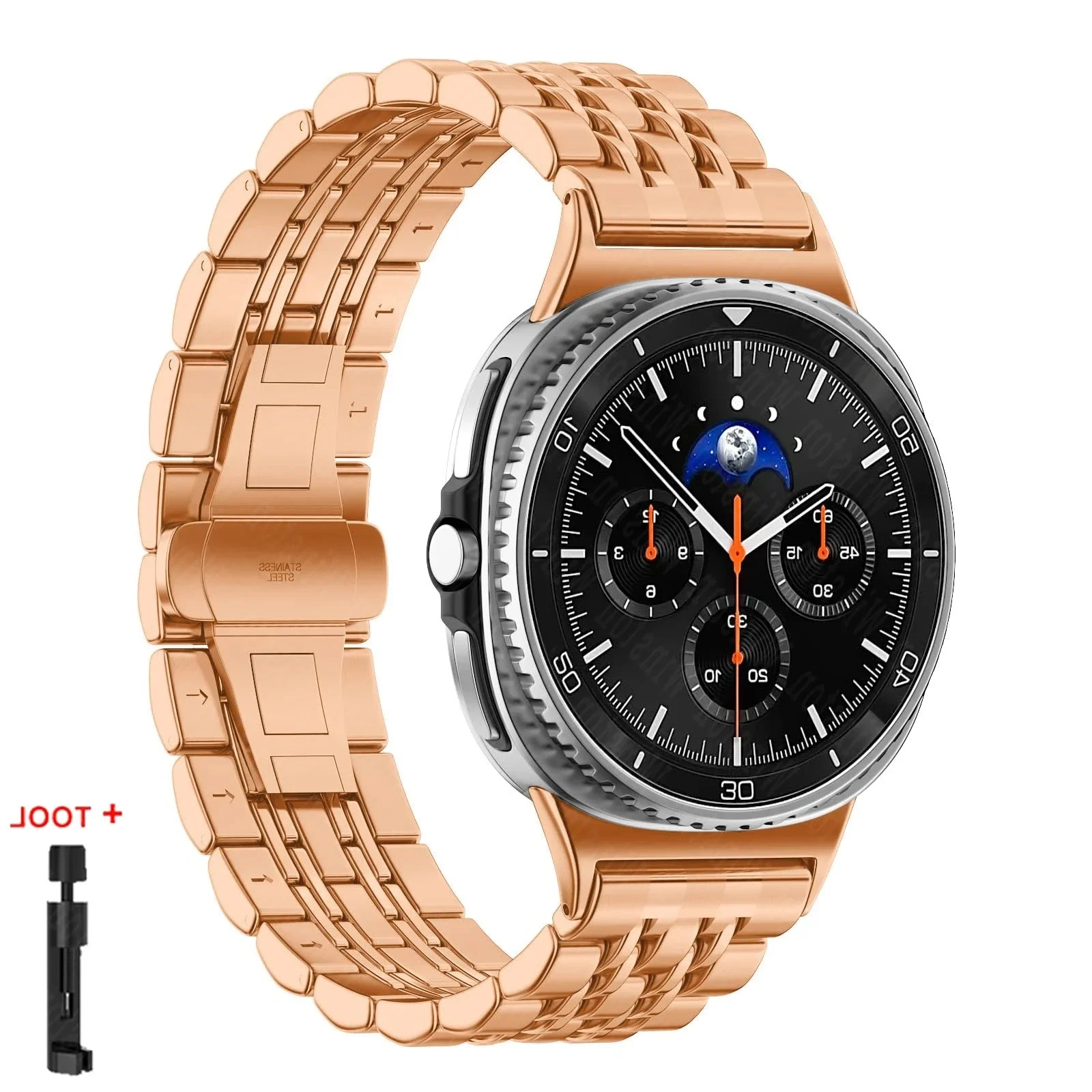 Voor Samsung Galaxy Horloge 8 40/44mm 8 Klassieke 46mm Metalen Armband Roestvrij Stalen Band Polsband zakelijke Horlogeband