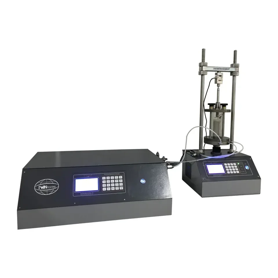 2023 triaxial test apparatus Automatic Soil Triaxial Testing Machine 39.1 61.8 triaxial compression test