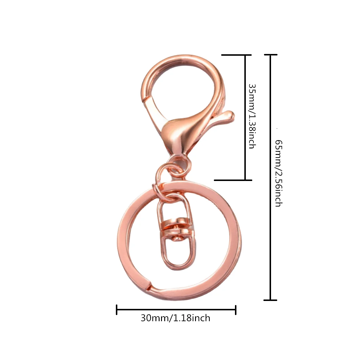 Lobster Claw Swivel Hook Lobster Trigger Swivel Hook Clip Key Ring Ring Key Strap Flat Split Ring Lobster Claw Claw Keycha