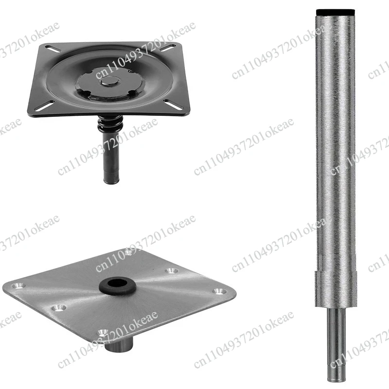 Rotating stainless steel quick-loading base base yacht seat