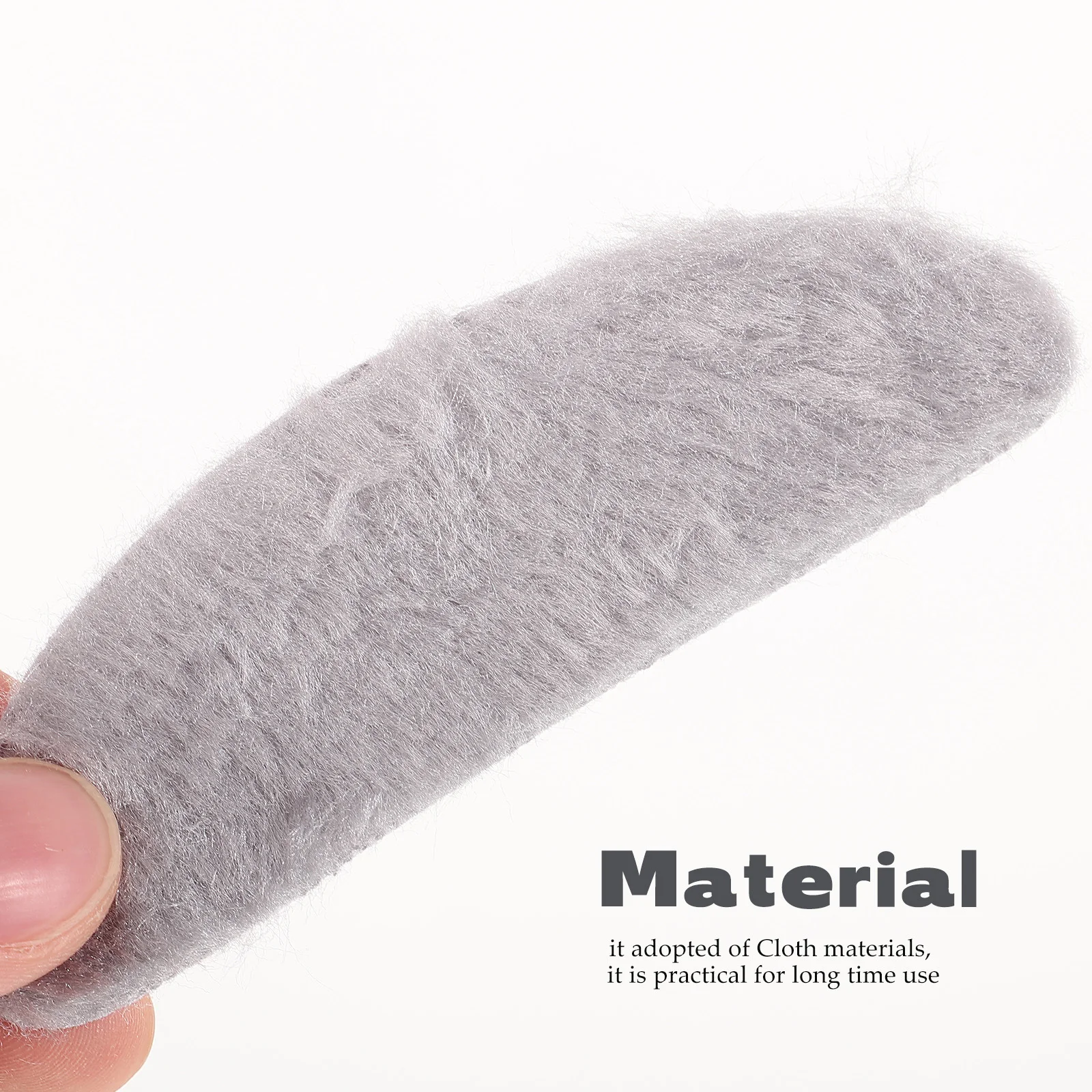 1 Zestaw Realistycznych Sztucznych Wąsów, Brody i Brwi z Okularami dla Dorosłych do Przebrań na Staruszka, Akcesoria do Kostiumów