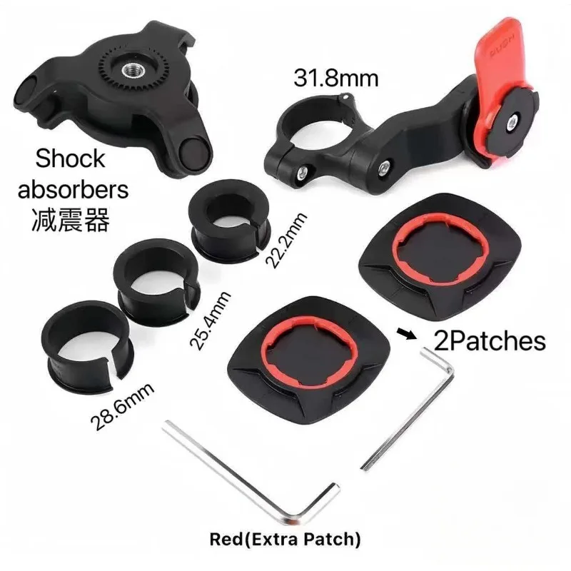 Phone Holder Motorcycle Bike Bicycle Bicycle Handlebar Shockproof Navigation Phone Bracket For Xiaomi iPhone Samsung Phone Stand