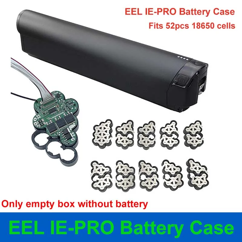 EEL IE-PRO obudowa baterii czyli PRO Box 36V Fit 52PCS 18650 ogniw 10S 5P taśmy z niklu 10 s20a BMS do DIY epro akumulator