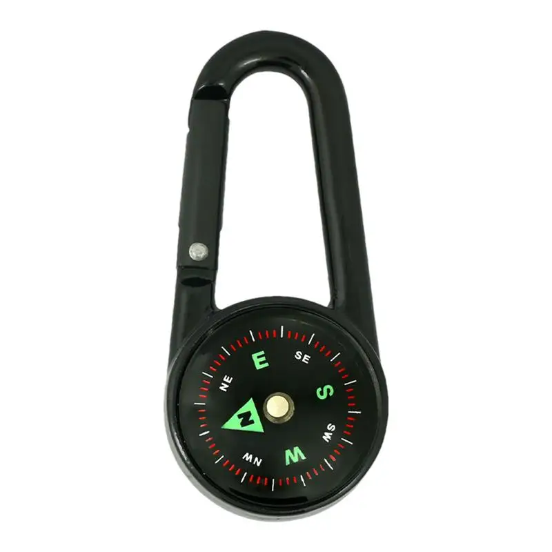 Keychain Compass Outdoor Mini Clip-On Single-Sided Compass Pocket Compass With Clear Scale For Exploration Field Practice