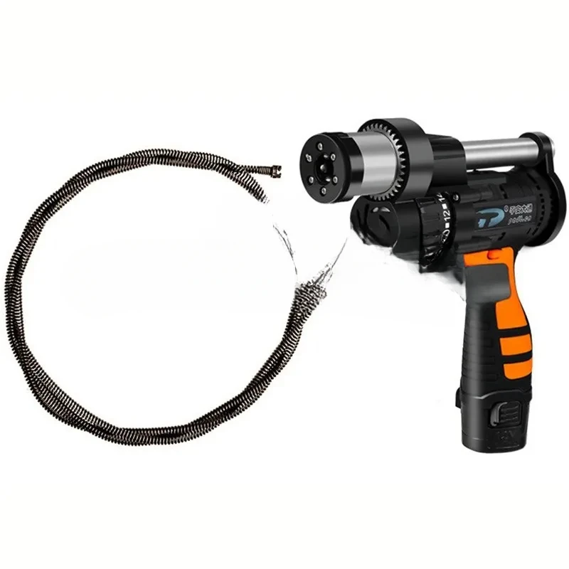 

for 12V Professional Pipe Dredge Machine Electric Drill Sewer Dredger Toilet Drain Clogging Cleaning Tool