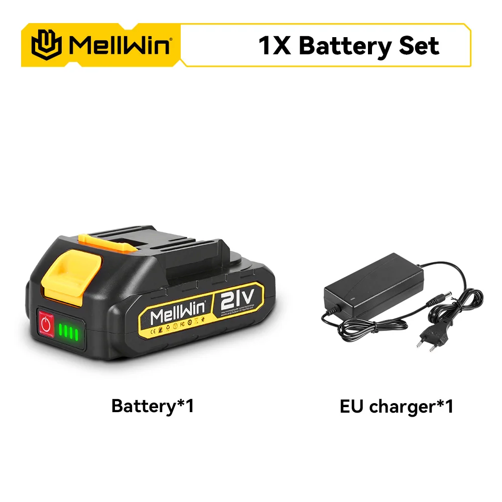 MELLWIN 21V 1500mAh Wiederaufladbarer Lithium-Akku-Pack 5/10/15 Zellen für Makita 18V Akku-Pin Elektrowerkzeuge – Detail 17