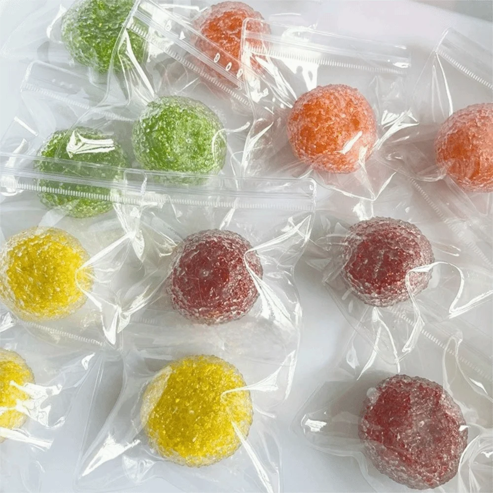 Soft Crispy Skin Ball Slow Rebound Slow Rising Squishy Fidget Creative Sensory Calming Cracking Squishy Reduce Anxiety