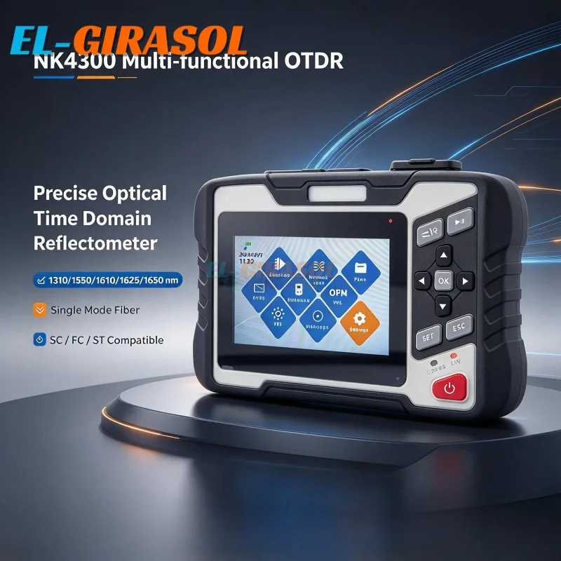 Nk4300 Multi Functional Time Domain Reflectometer 1310 1550 1625 1650 1610Nm Active Live OTDR Optical Fiber Tester