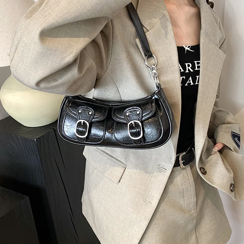 Luxury Brand Design Underarm Shouler Crossbody Bags for Women Handbags and Purses New Vintage Ladies Messenger Bags High Qulaity