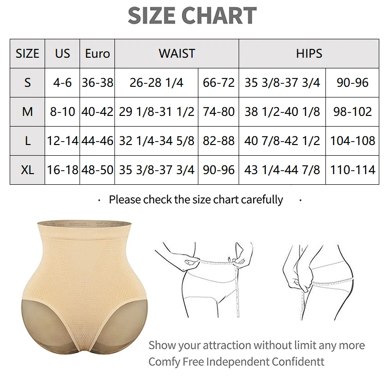 Womens Shapewear Seamless Butt Lifter Padded Control Panties Waist Trainer Body Shaper Brief Tummy Control Underwear