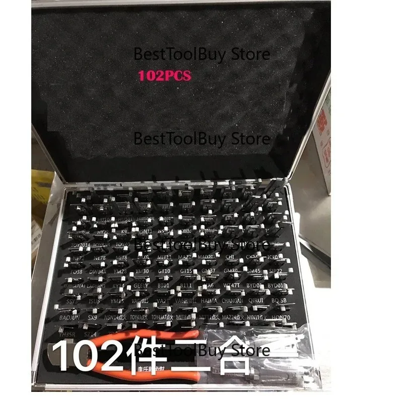 102pcs 2-in-1 Car Repair Tool Kit Auto Door Maintenance Tools for Vehicle
