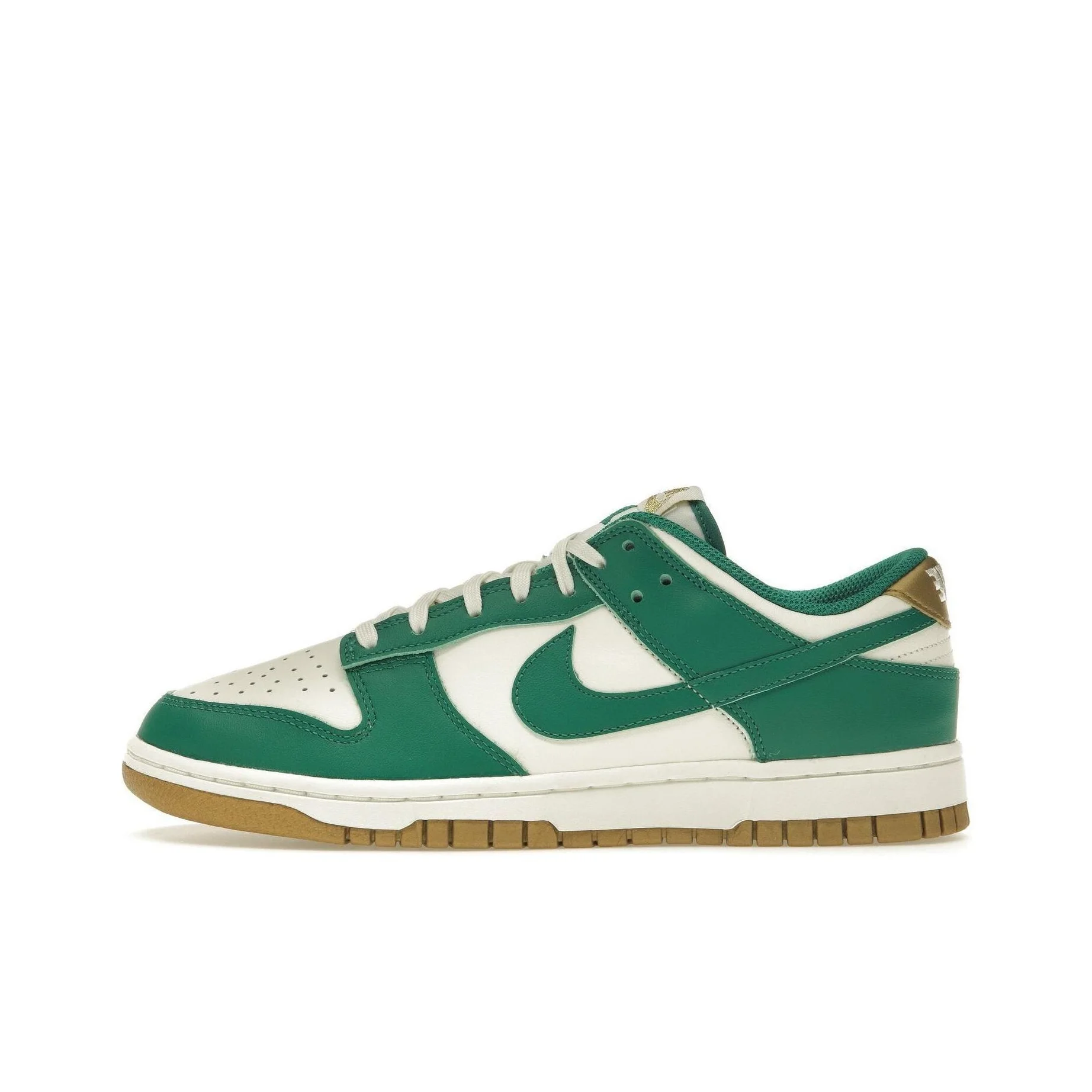 Nike Dunk Skateboard Shoes Women's Low Top Golden Green FB7173-131