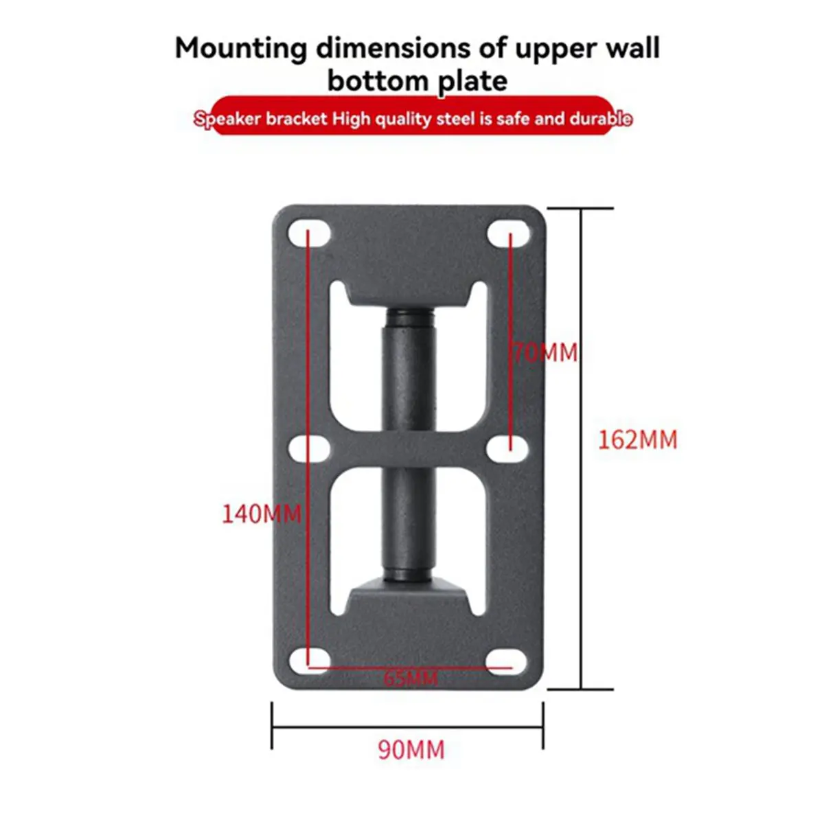 Hot Sale Heavy-Duty Speaker Wall Mount, Universal Adjustable with Tilt and Swivel for Bookshelf