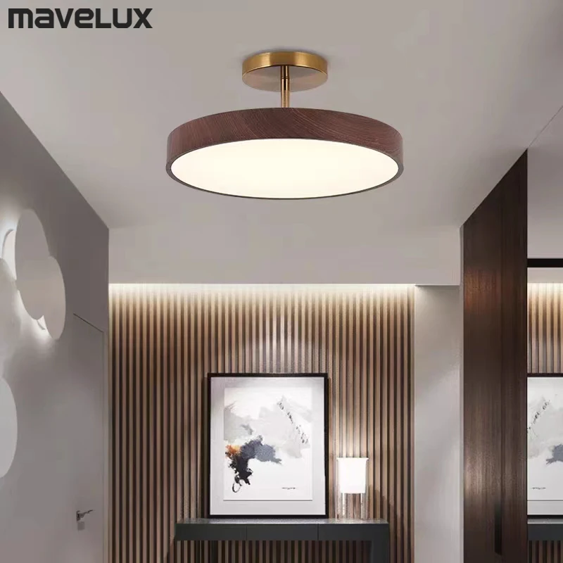 

Nordic Bedroom Lamp Creative LED Ceiling Lights Modern Round Room Minimalist Cloakroom Study Lamps Home Decor Lighting Fixtures