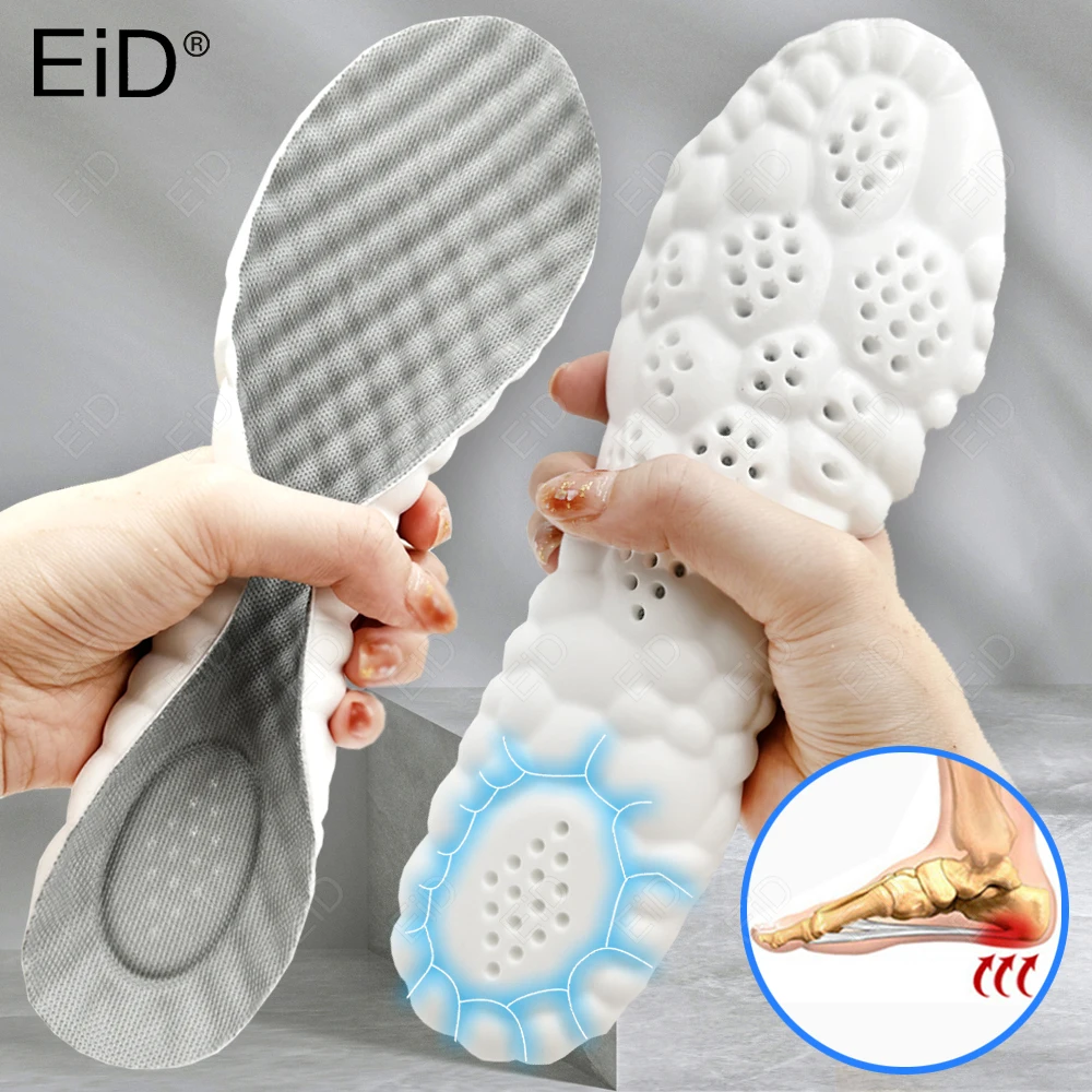 

Massage Memory Foam Insoles for Shoes Sole Breathable Cushion Sport Running Insoles Feet Orthopedic Insoles Men Women Shoe Pads