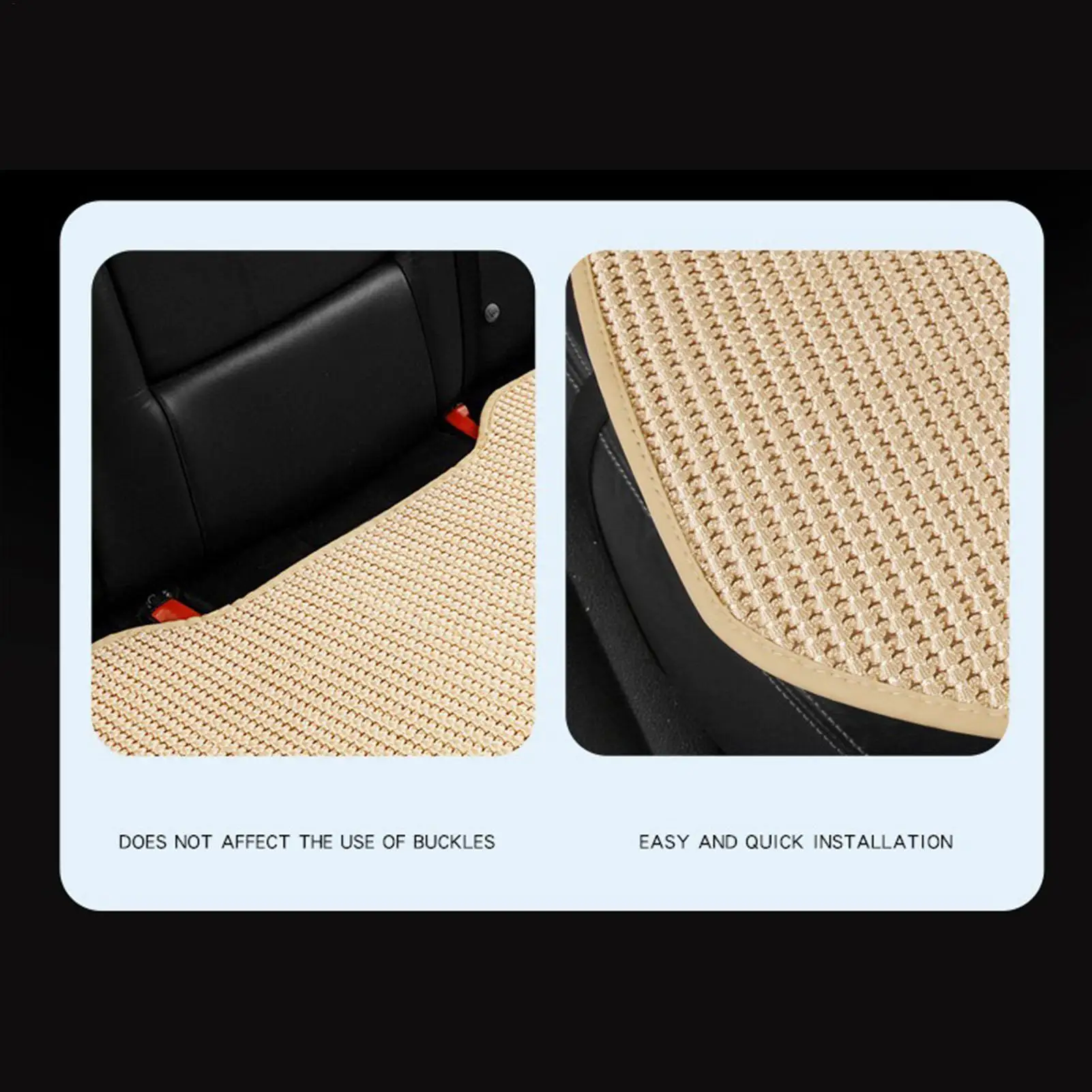Cooling Seat Covers For Cars Cooling Seat Covers For Trucks Non Slip Protector Front Chair Pad Breathable For Men Baby - Image 5