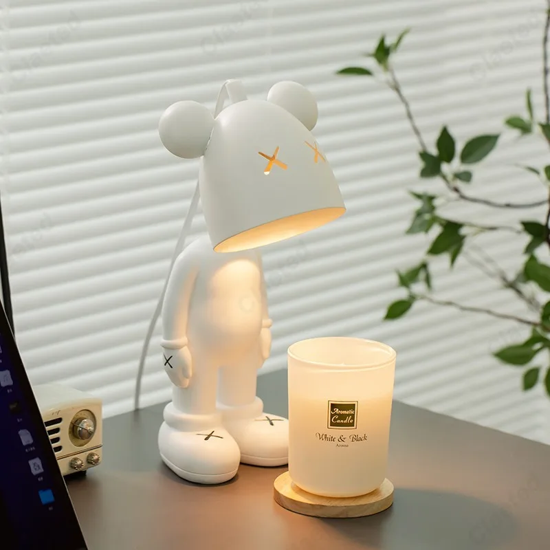 Creative Snoopy Fragrance Melting Wax Lamp Adjustable Heating Home Living Room Bedroom Bedhead Decoration Atmosphere Lighting