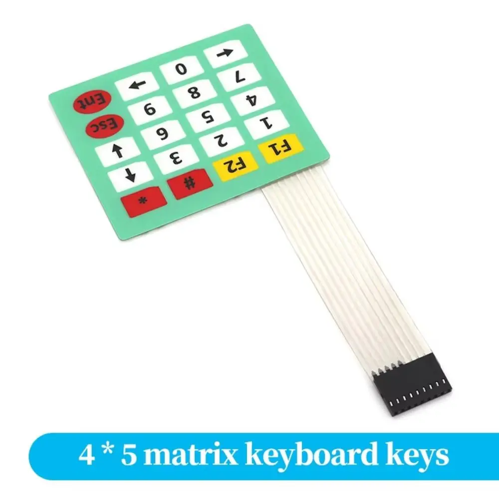 Professional 4x4 4x5 Matrix Matrix Array Keyboard Low Profile DIY Membrane Switch Keypad 20 Key Keyboard PCB Electronics