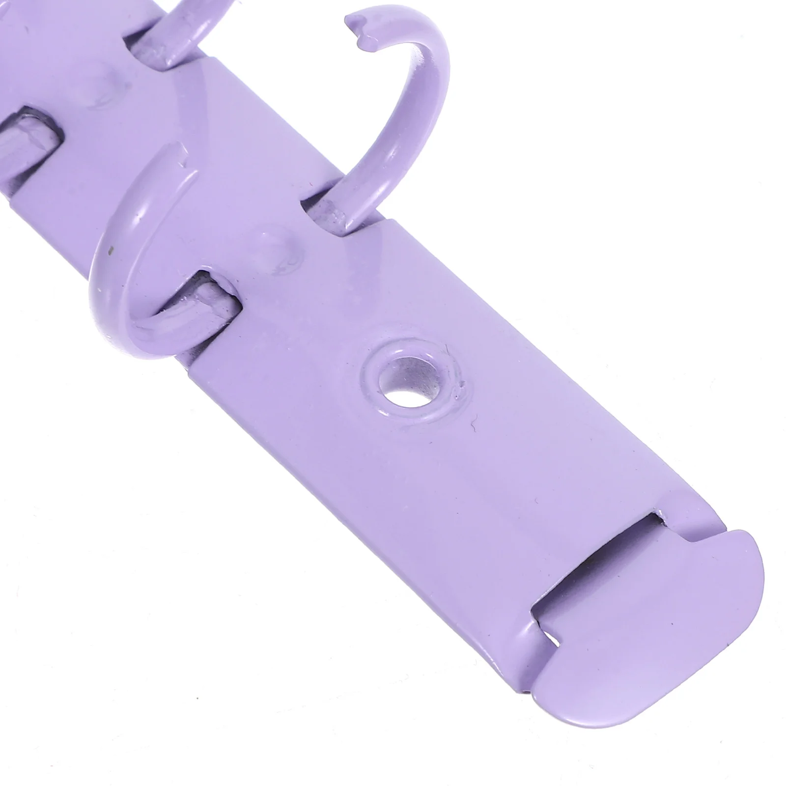 2 قطعة معدنية الأرجواني فضفاضة ورقة الموثق خواتم 6 حفرة انفصال لمكتب دفتر منظم وثائق مخطط ملزمة الأشواك أمشاط