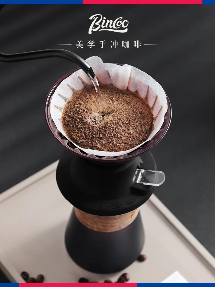 Smart Cup Hand-brewed Coffee Filter Cup Drip Coffee Sharing Pot Household Soaking Filter Set