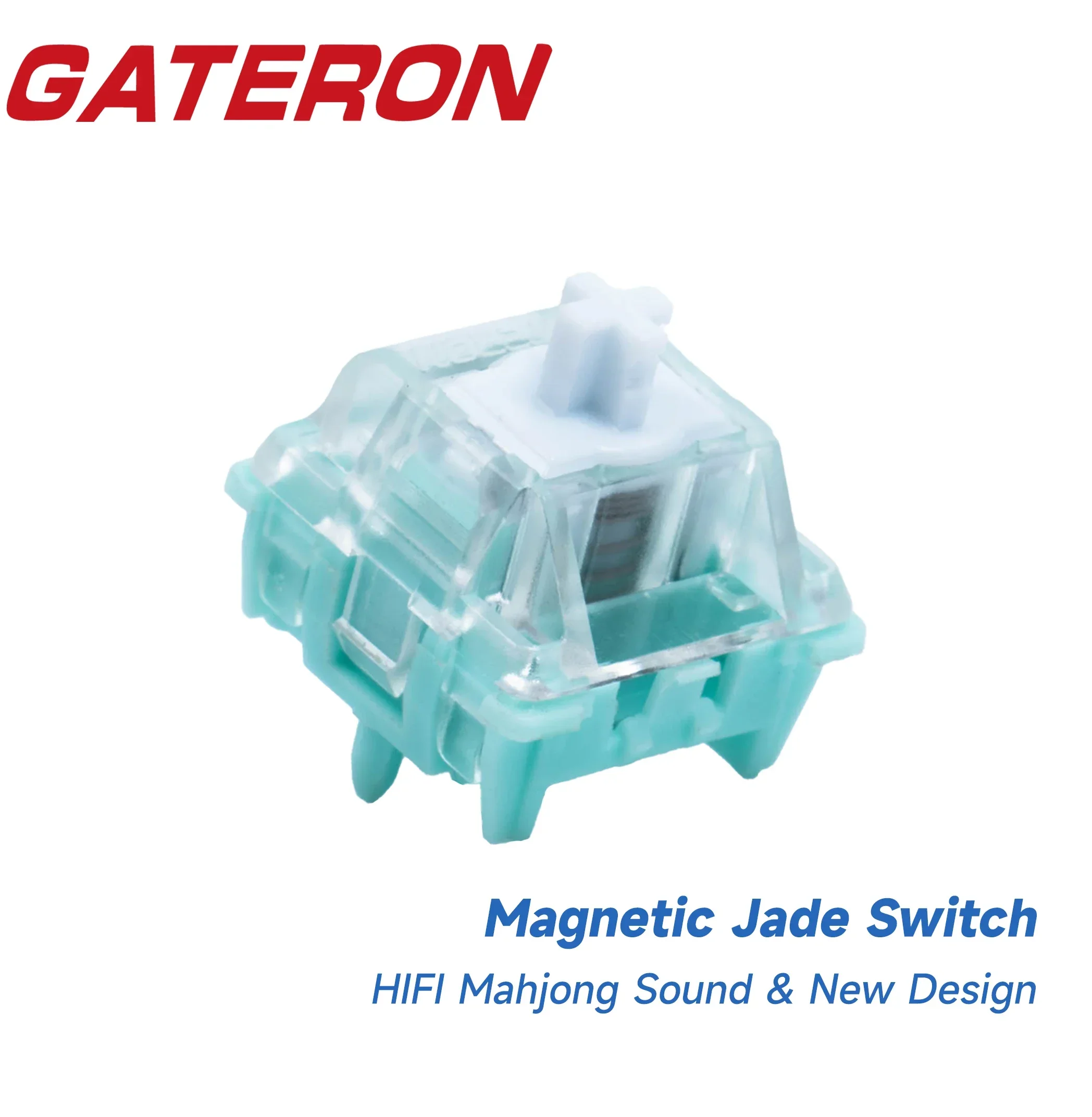 

GATERON Magnetic Jade Switch KS-20 SMD RGB Linear DIY Customized Mechanical Keyboard Hall Sensor Free Setting Pre Travel