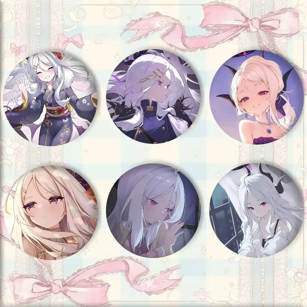 Anime Game Cute Blue Archive Sorasaki Hina Badge Tinplate DIY Backpack Clothing Accessories Jewelry Pins