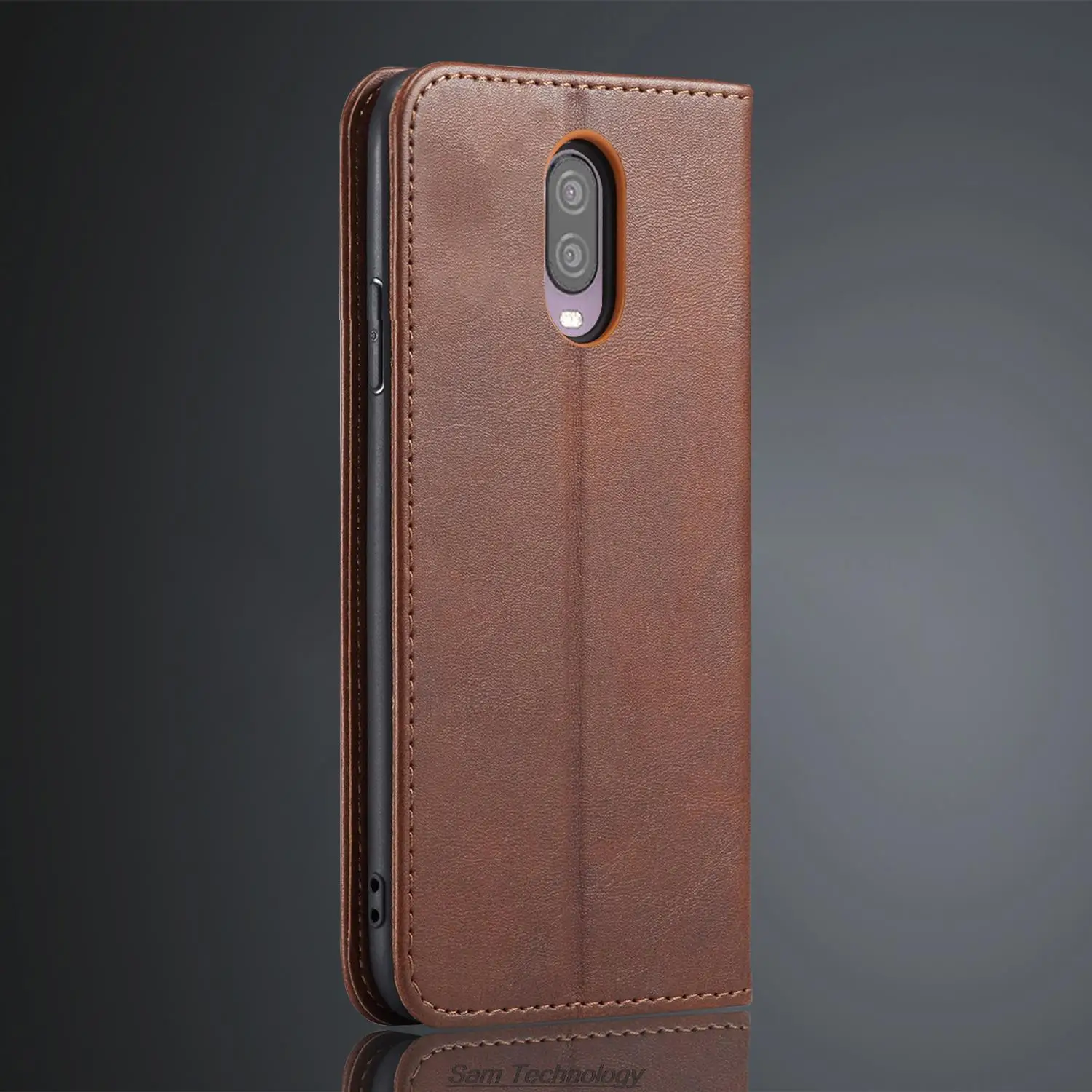Magnetic attraction Leather Case for Oneplus 6 6T 1+ 5 Oneplus 5T Holster Flip Cover Case Wallet Phone Bags Fundas Coque