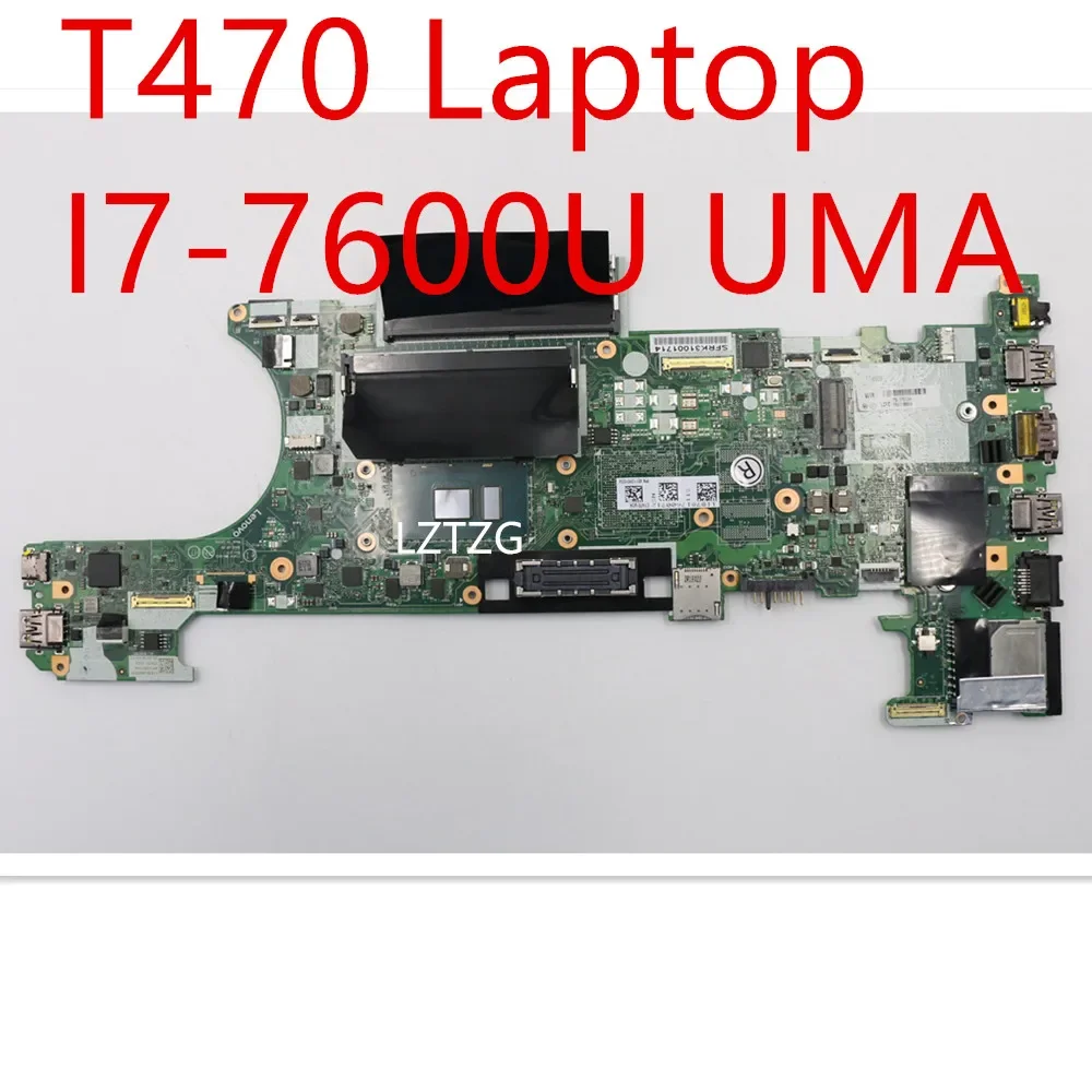 Motherboard For Lenovo ThinkPad T470 Laptop Mainboard I7-7600U UMA 01AX973 01HX664