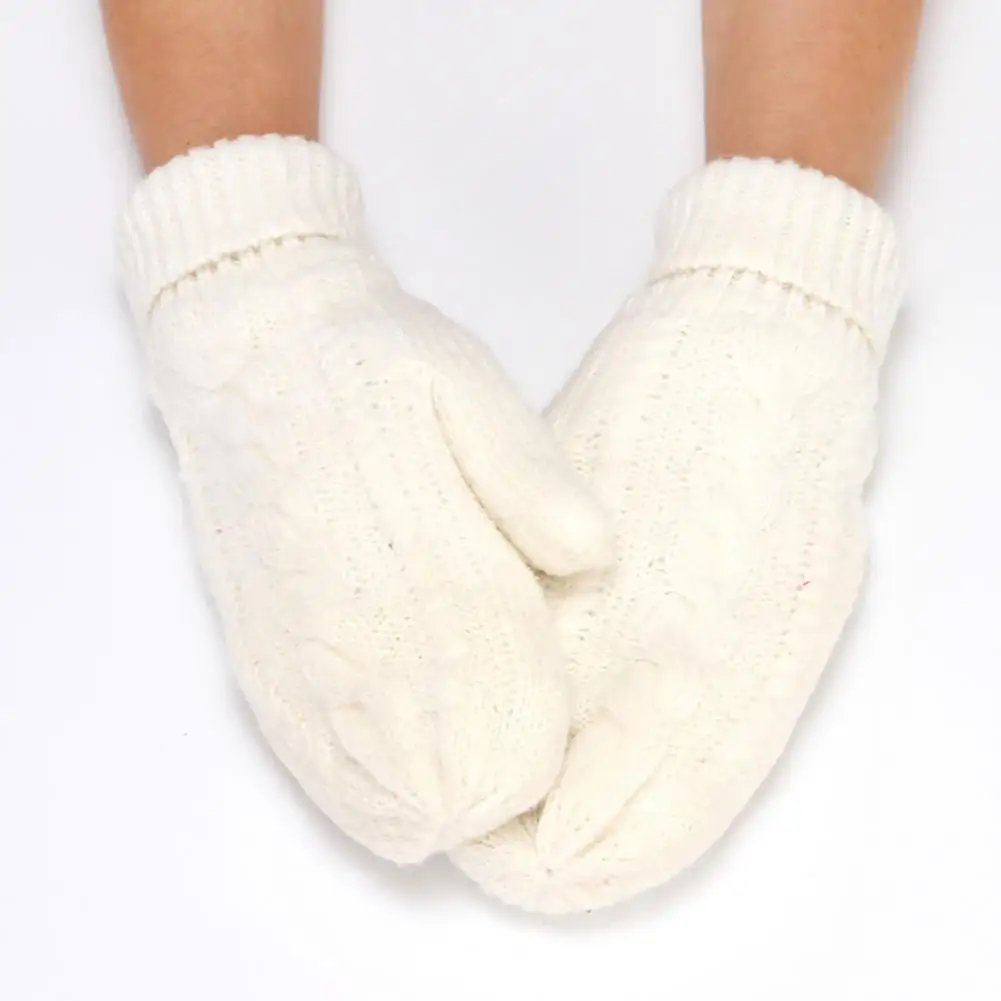 Gestrickte Handschuhe 1 Paar Durable Winddicht Soft Unisex Winter Nicht-slip Gestrickt Handschuhe für Outdoor